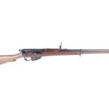 (S1) .303 Long Lee Enfield II bolt action service rifle dated 1894, blade and tangent sights,
