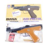 .177 Diana Model G4 air pistol, boxed with instructions and box of .177 pellets [Purchasers Please