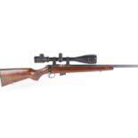 (S1) .17 (Hmr) CZ 452-2E American bolt action rifle, 21 ins heavy barrel threaded for moderator, 5