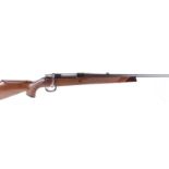 (S1) .308 Parker Hale Safari bolt action rifle, internal magazine, hooded blade foresight, folding