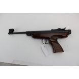 .177 Original Mod. 5 break barrel air pistol with open sights (screw missing from trigger guard) [