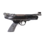.22 Webley Hurricane air pistol, open sights [Purchasers Please Note: This Lot cannot be sent