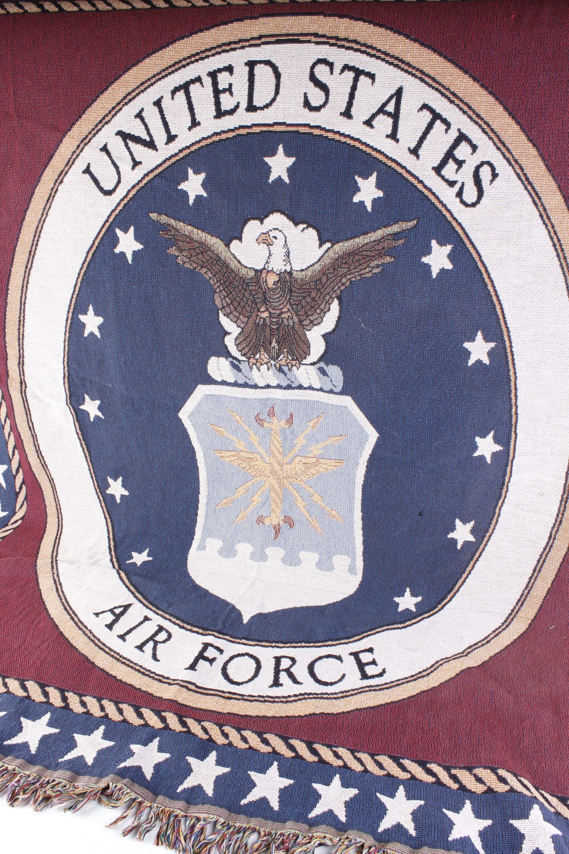 Military ephemera including: USAF embroidered wall hanging, purported to be from RAF Chicksands, UK; - Image 3 of 3