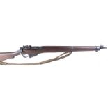 (S1) .303 Enfield No.4 Mk1 bolt action service rifle dated 1943 in military specification with Mk3