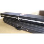 Gun Guard black hard plastic rifle case, together with one other hard plastic rifle case (2)