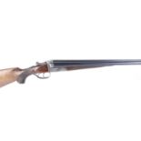 (S2) 16 bore boxlock non ejector by Krupp, 29½ ins barrels, ¼ & ¾, game rib, 65mm chambers,