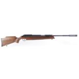 .22 Diana Model 54 Air King side lever air rifle, fitted moderator, scope rail, sling swivels,