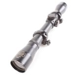 4 x 81/Light Pecar, Berlin rifle scope with 22mm roll off mounts