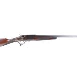 (S2) 10 bore single hammer gun by William Ford, 30 ins barrel inscribed WILLIAM FORD 15 ST MARY'S