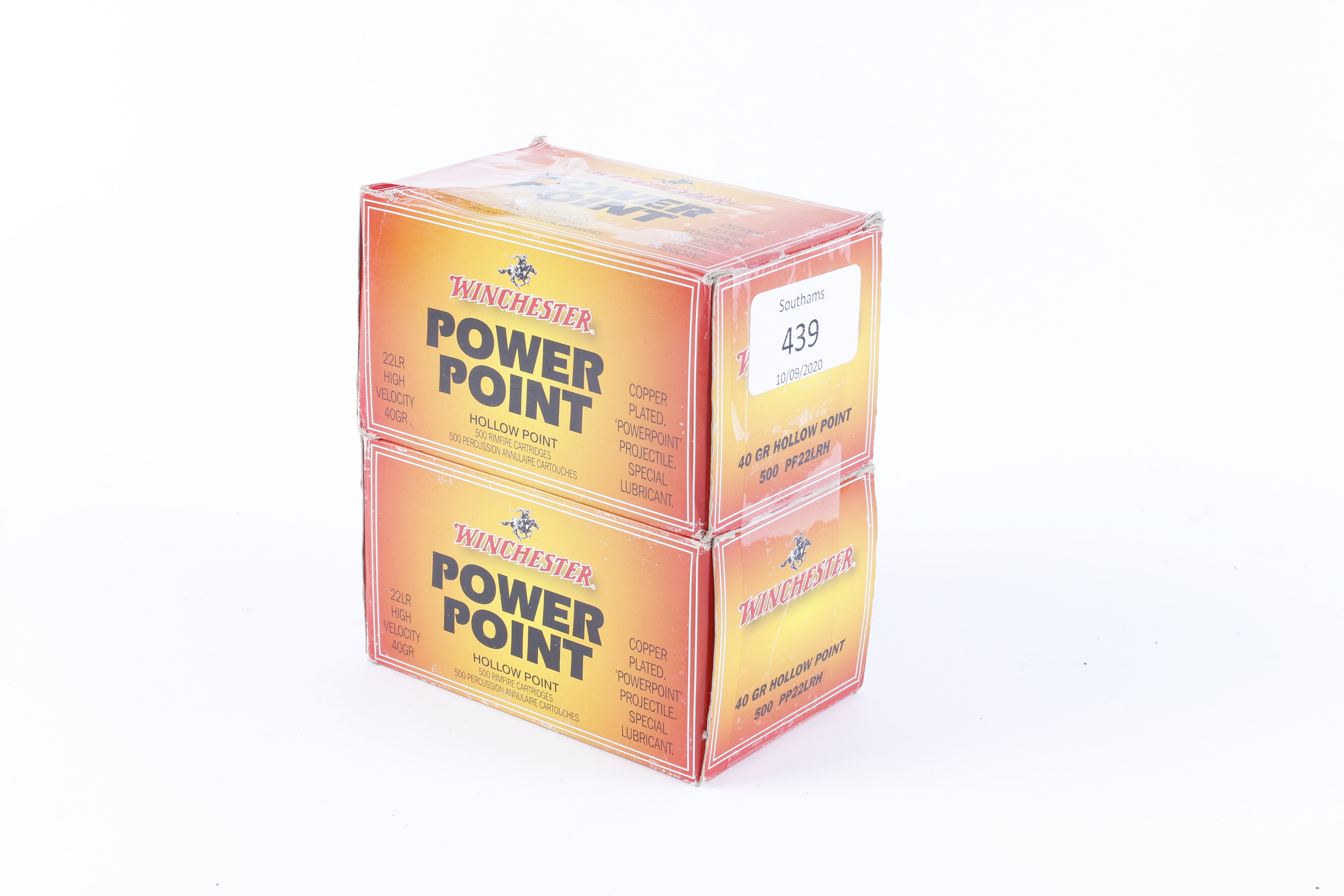 (S1) 1000 x .22 Winchester Power Point 40gr hollow point rifle cartridges [Purchasers note: