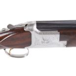 (S2) 12 bore Browning Superposed (Belgium) over and under, ejector, 30 ins multi choke barrels (2