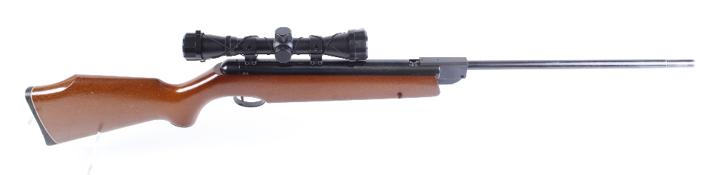 .177 Webley Vulcan break barrel air rifle, mounted BSA scope, no. 017806 [Purchasers note: This