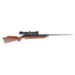 .177 Webley Vulcan break barrel air rifle, mounted BSA scope, no. 017806 [Purchasers note: This