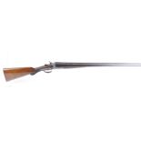 (S2) 12 bore hammer by T Wild, 30 ins barrels with makers address to top rib, ic & ¼, border