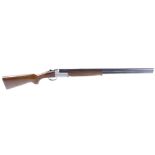 (S2) 20 bore Investarm over and under, 28 ins barrels, full & ¼, ventilated rib, 3 ins chambers,