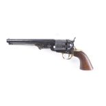 (S1) .36 Navy Arms Co. percussion black powder revolver, 7½ ins octagonal barrel, captive rammer,