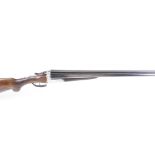 (S2) 12 bore boxlock non ejector Armi, 27¾ ins barrels, ¾ & full, polished border engraved treble