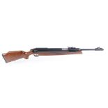 .22 Diana Mod 54 side lever air rifle, open sights, scope rail, with recoil pad, no. 04033632 [