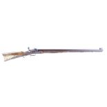 (S1) .451 (11.4mm) Ardesa Hawken Match percussion target rifle, 32½ ins octagonal barrel with fitted