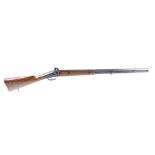 (S2) 12 bore Beretta Tri Centennial 1680-1980 percussion over and under, 30½ ins barrels (black