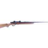 (S1) .22 BSA Sportsman Five, bolt action, 5 shot magazine, 25 ins barrel with adjustable open