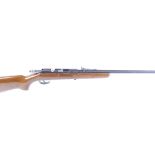 (S1) .22 Gaucher, bolt action (a/f), 22½ ins barrel, adjustable open sights, 13¼ ins semi pistol