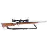 (S1) .17(Hmr) CZ 452-2E American bolt action rifle, 21 ins threaded barrel (2 x SAK moderators