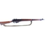 (S1) .22 Enfield No.7 (.303 No.4 conversion) bolt action training rifle, single shot, folding