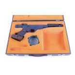 .177 Original 10 break barrel air pistol, adjustable rear sight, adjustable walnut grips, in foam