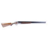 (S2) 12 bore Borghesi over and under, 27¾ ins barrels, polished action, 14½ ins semi pistol grip