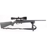 (S1) .22 Remington Model 597 semi automatic rifle, 19½ ins threaded barrel (capped), 5 shot magazine