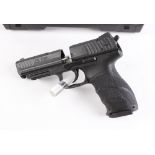 .177 Umarex Heckler & Koch P30 Co2, open sights, with BB adaptor, 2 x 8 shot rotary magazines, in