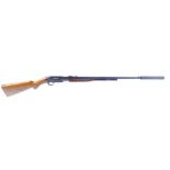 (S1) .22 Browning, pump action take down model, tube magazine, 22 ins barrel with fitted