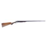 (S2) .410 English single hammer gun, 28 ins octagonal barrel with bead sight, recent reproof with