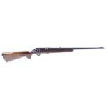 (S1) .22 BSA Supersport Five, bolt action, five shot magazine, half moon and folding sights,