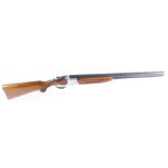 (S2) 12 bore Laurona over and under, 28 ins barrels, ½ & ¼, 70mm chambers, engraved chromed