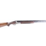 (S2) 12 bore Lanber, 27½ ins ported multi choke barrels, ventilated rib, 70mm chambers, scroll and