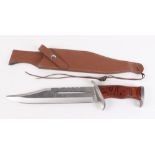 Hibben Knives Rambo III bowie knife in sheath [Note: Under the Criminal Justice Act 1988 & Knives