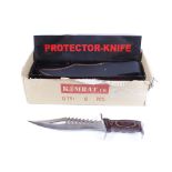 3 Protector knives in sheaths, boxed [Note: Under the Criminal Justice Act 1988 & Knives Act 1997,