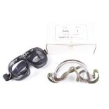 Pair Lunette aviation goggles; pair WW II style aviation goggles