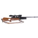 .22 Daystate Air Ranger pre charged air rifle, fitted silencer, 10 shot rotary magazine (with 2