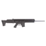 (S1) .22 Anschutz MSR RX22 semi automatic tactical rifle, three magazines (2x22; 1x16), in foam