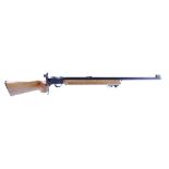 (S1) .220 BSA Martini action target rifle, 28½ ins heavy barrel, tunnel foresight, Parker Hale
