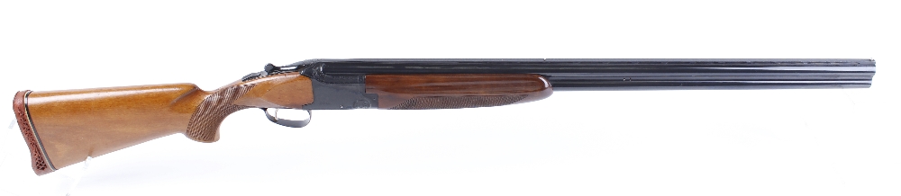 (S2) 12 bore Laurona, over and under, ejector, 29¾ ins barrels, full & ¾, ventilated rib, 76mm