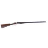 (S2) 12 bore boxlock non ejector by T Wild, 30 ins barrels stamped T Wild 17 & 18 Whittall Street