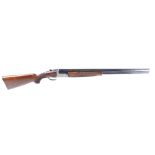 (S2) 12 bore Parker Hale over and under, ejector, 28 ins barrels, ¾ & ¼, ventilated rib, 70mm