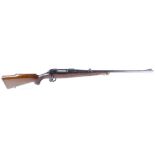 (S1) 7x57mm BSA Viscount bolt action sporting rifle, 25 ins barrel with blade and leaf sights,