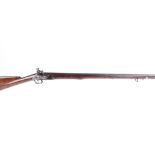 (S58) .750 Indian Pattern 'Brown Bess' Tower musket c.1796-7, 37½ ins fullstocked barrel with steel