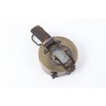 WWII military brass compass, stamped TG. Co. Ltd. London MKIII 1941 to base