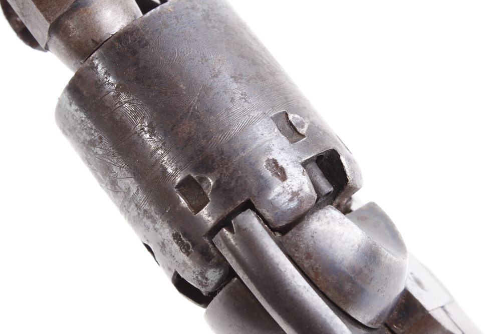 (S58) .36 M1851 Colt Navy percussion revolver c.1852, 7½ ins octagonal barrel with captive rammer, t - Image 10 of 11